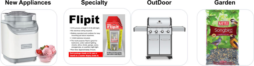 New Appliances Specialty OutDoor Garden